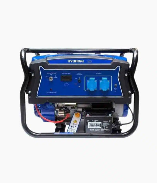 Planta Electrica HYDG4050 HYUNDAI 3,409watts, 3000watts Continuo, Motor A Gasolina, Monofasica, Arranque Electrico