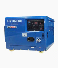 Planta Electrica HYLDG8000S HYUNDAI CABINADA MASTER 7000watt Maximo, Motor Diesel 14hp Monofasica, Arranque Eléctrico